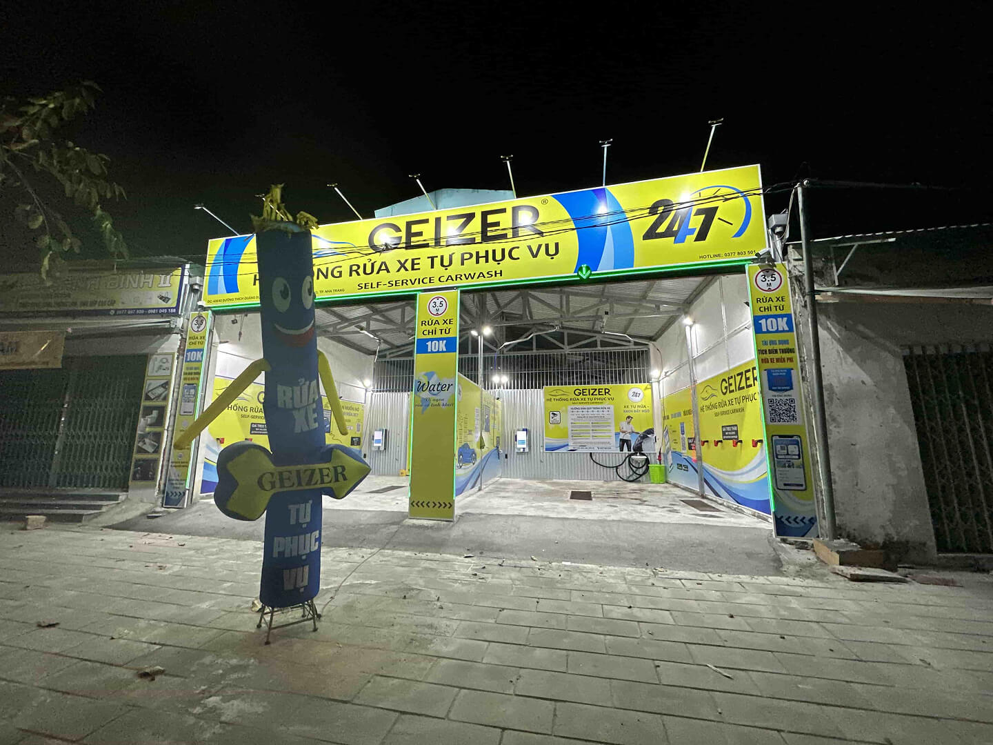 Автомойка GEIZER в Хошимине, Вьетнам